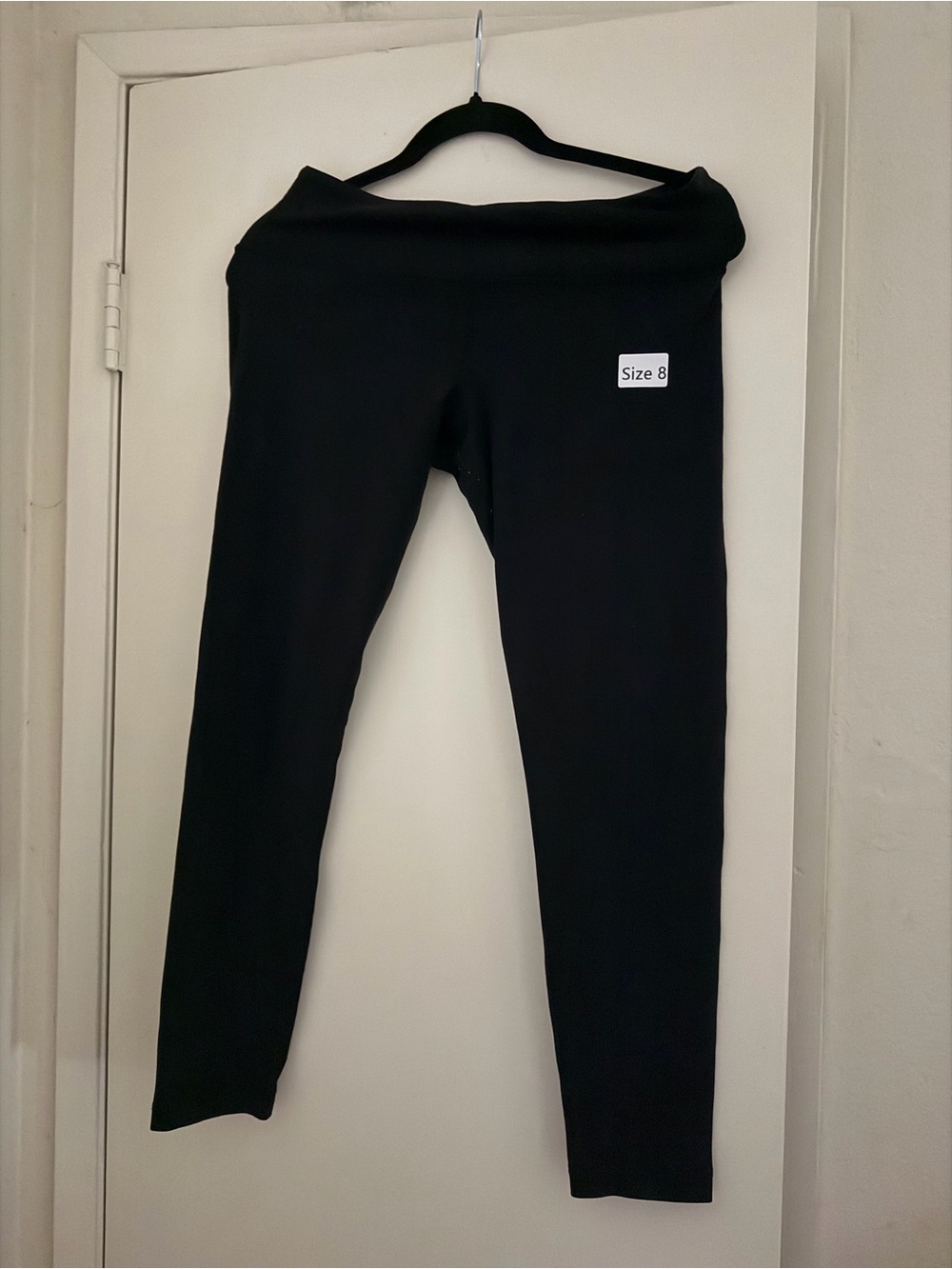 lululemon athletica Black Fold-Down Waist Leggings